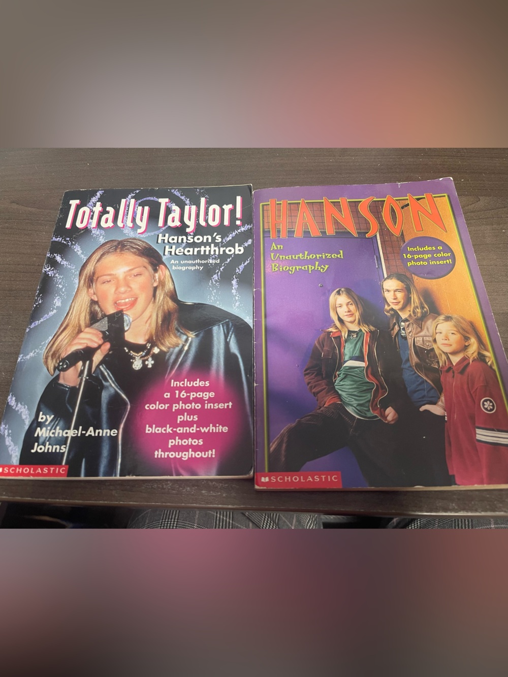 Set of 2 HANSON An Unauthorized Biography books Vintage Collectible